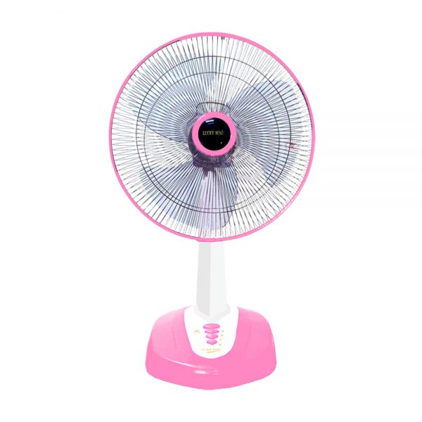 35-LUCKY-MISU-TABLE-FAN-pink-18-niches-LM168